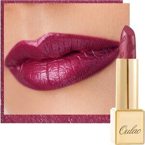 Oulac Metallic Shine Purple Lipstick for Women 4.3 g/0.15 oz (Love Particle(03))